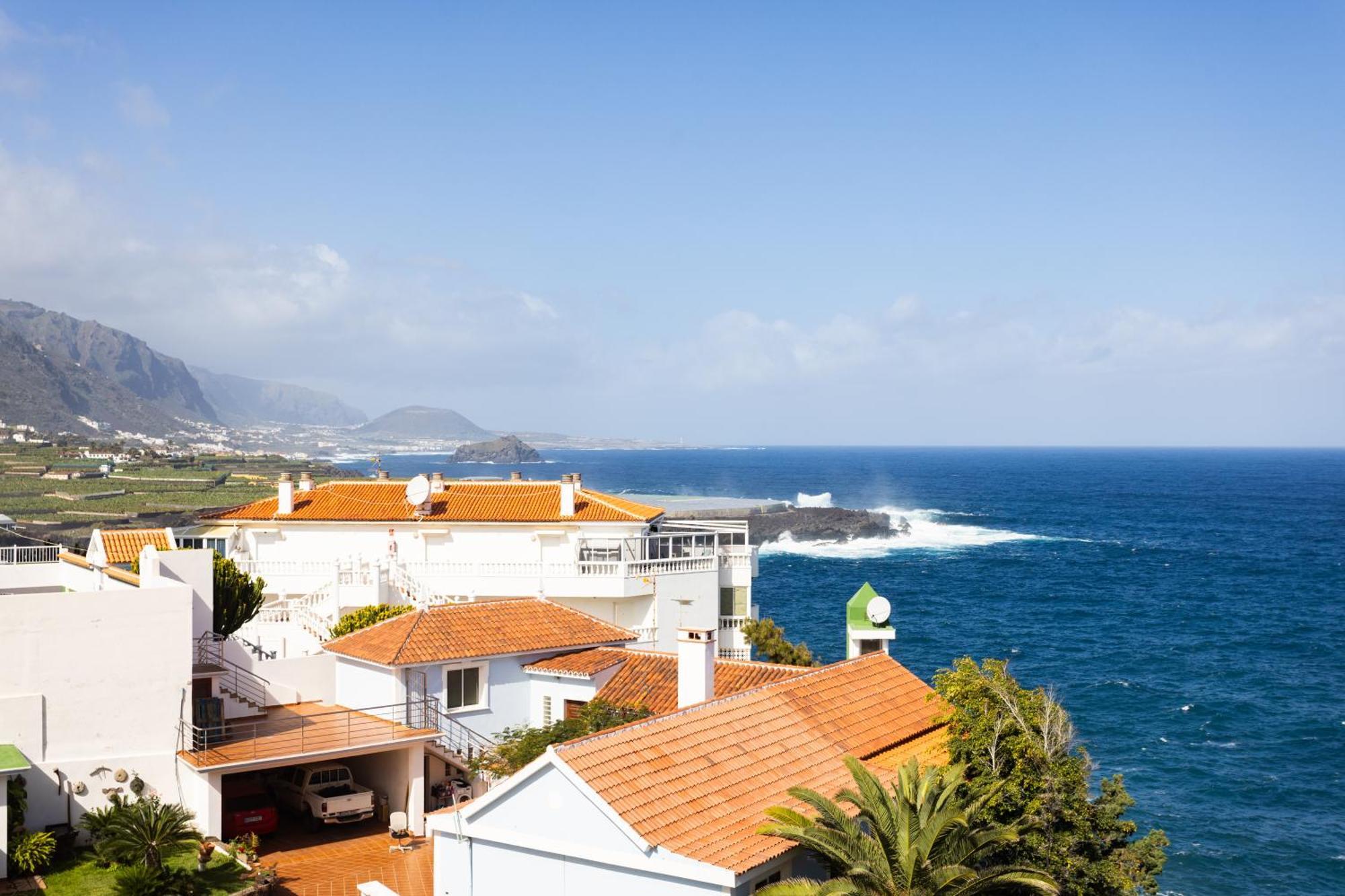 Cozy Seafront Studio With Balcony & Ocean Views San Marcos  Exterior photo